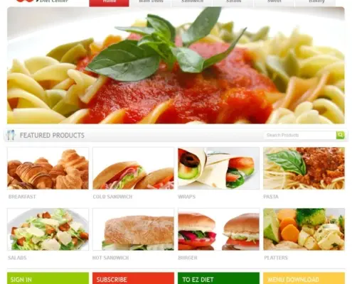 Dubai Web Design DietCenterME 495x400 - Dubai Web Design