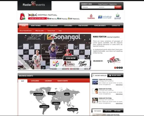Radar4Events 495x400 - Dubai Web Design